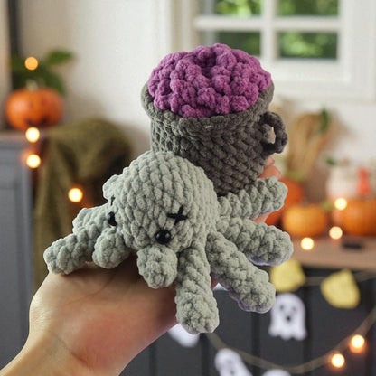 Hooktasyy 5-in-1 Spider Crochet Pattern Low-Sew Amigurumi PDF