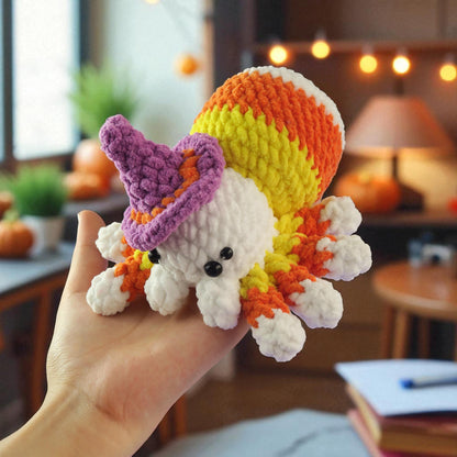 Hooktasyy 5-in-1 Spider Crochet Pattern Low-Sew Halloween Amigurumi PDF