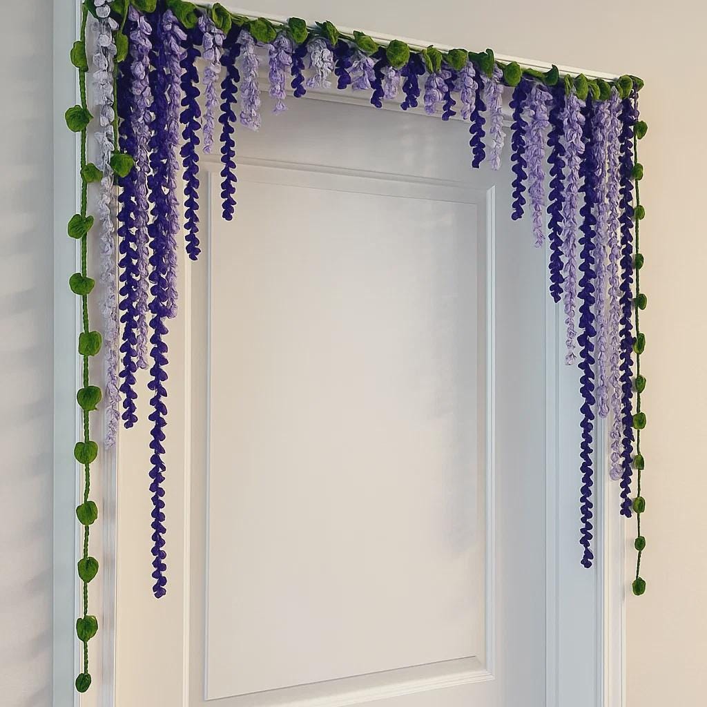 Hooktasyy No Sew Lavender Garland Crochet Pattern English PDF