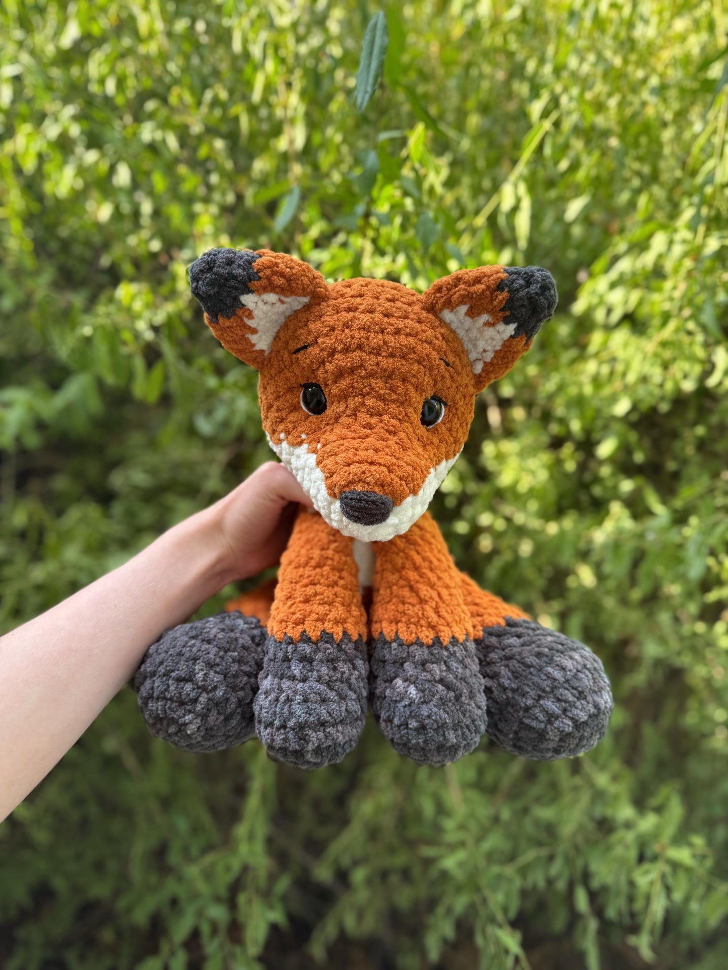KnotsandSnugglesCo Ember the Fox Crochet Pattern PDF