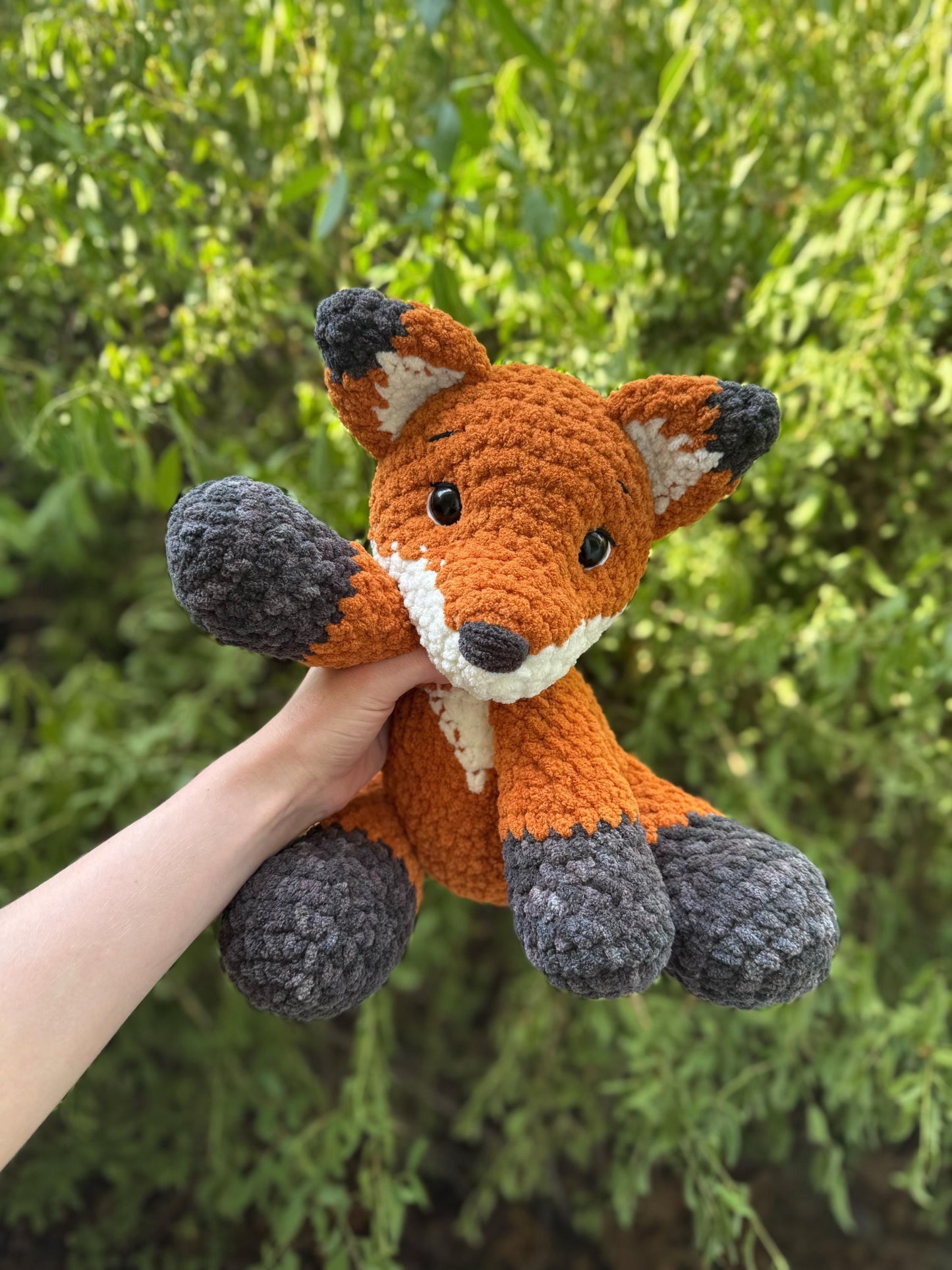 KnotsandSnugglesCo Ember the Fox Crochet Pattern PDF