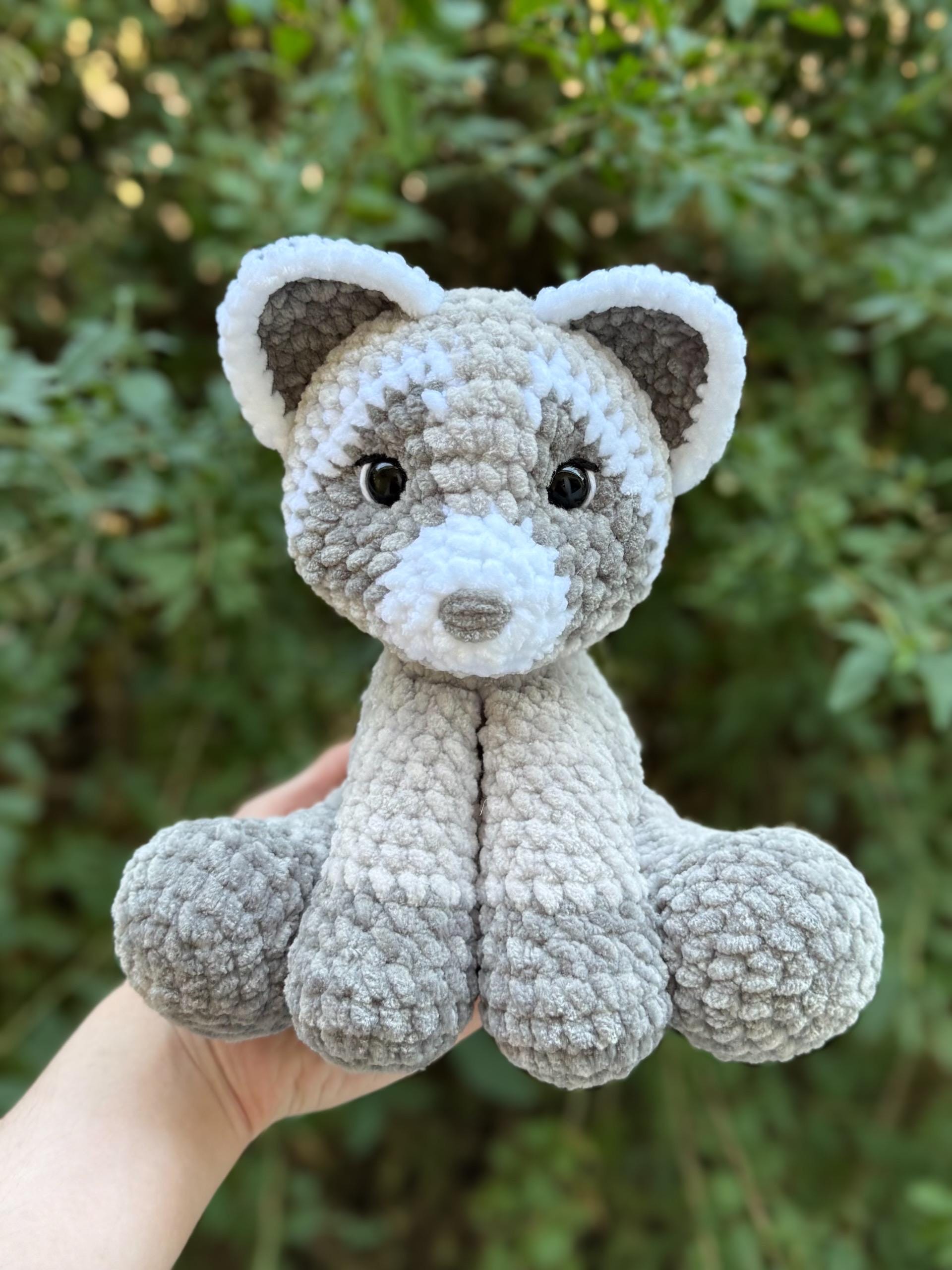 KnotsandSnugglesCo Rocky the Raccoon Crochet Pattern PDF