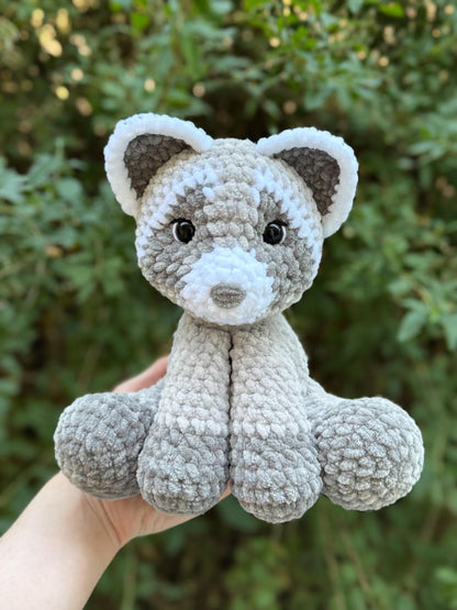 KnotsandSnugglesCo Rocky the Raccoon Crochet Pattern PDF