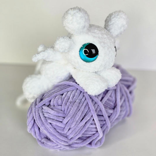 SnuggleBeansCrochet Baby Night Dragon Sploot Crochet Pattern Low-Sew Amigurumi PDF