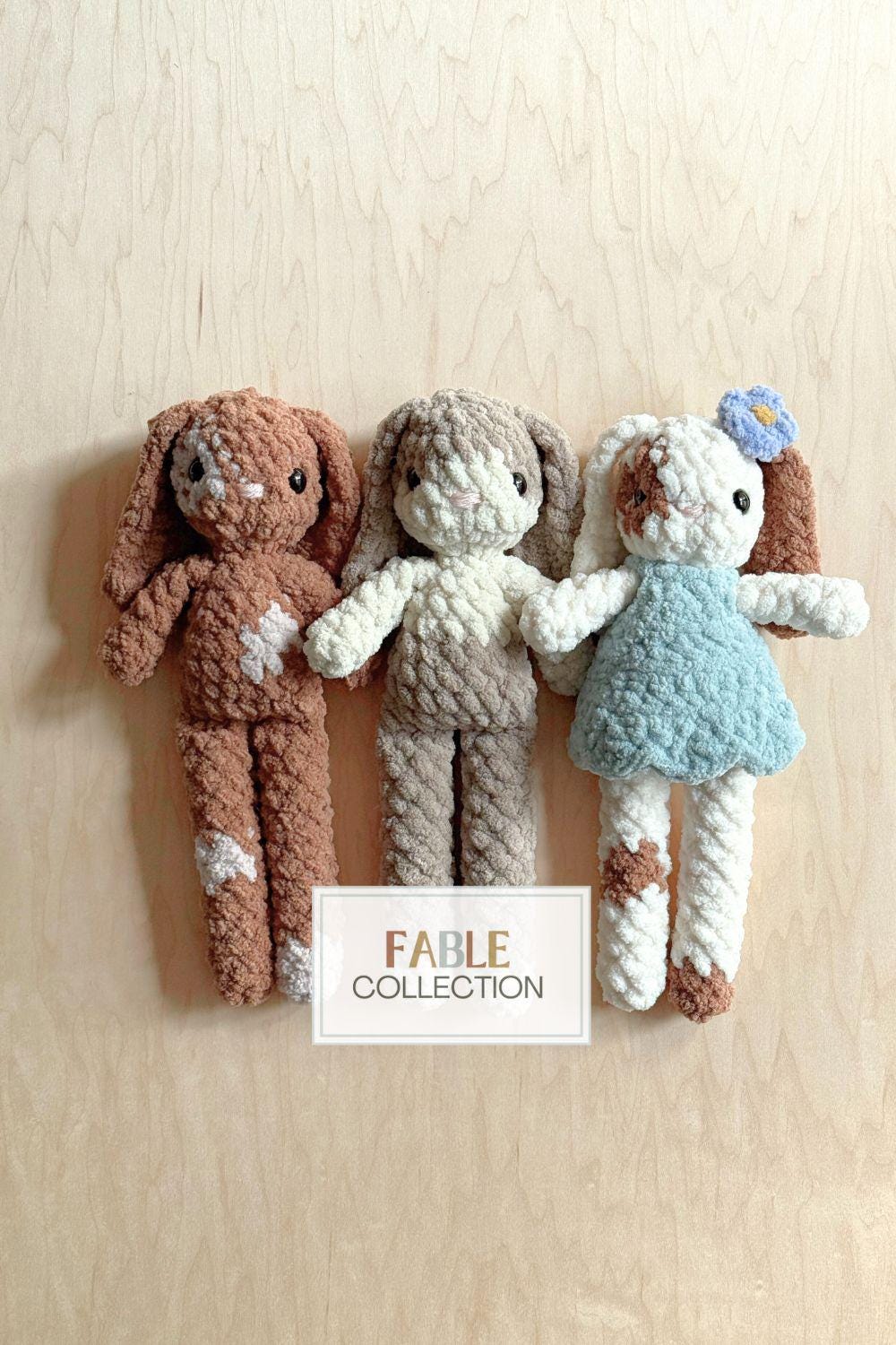 Oak and Marlow Prim Bunny and Bedtime Bundle Crochet Pattern