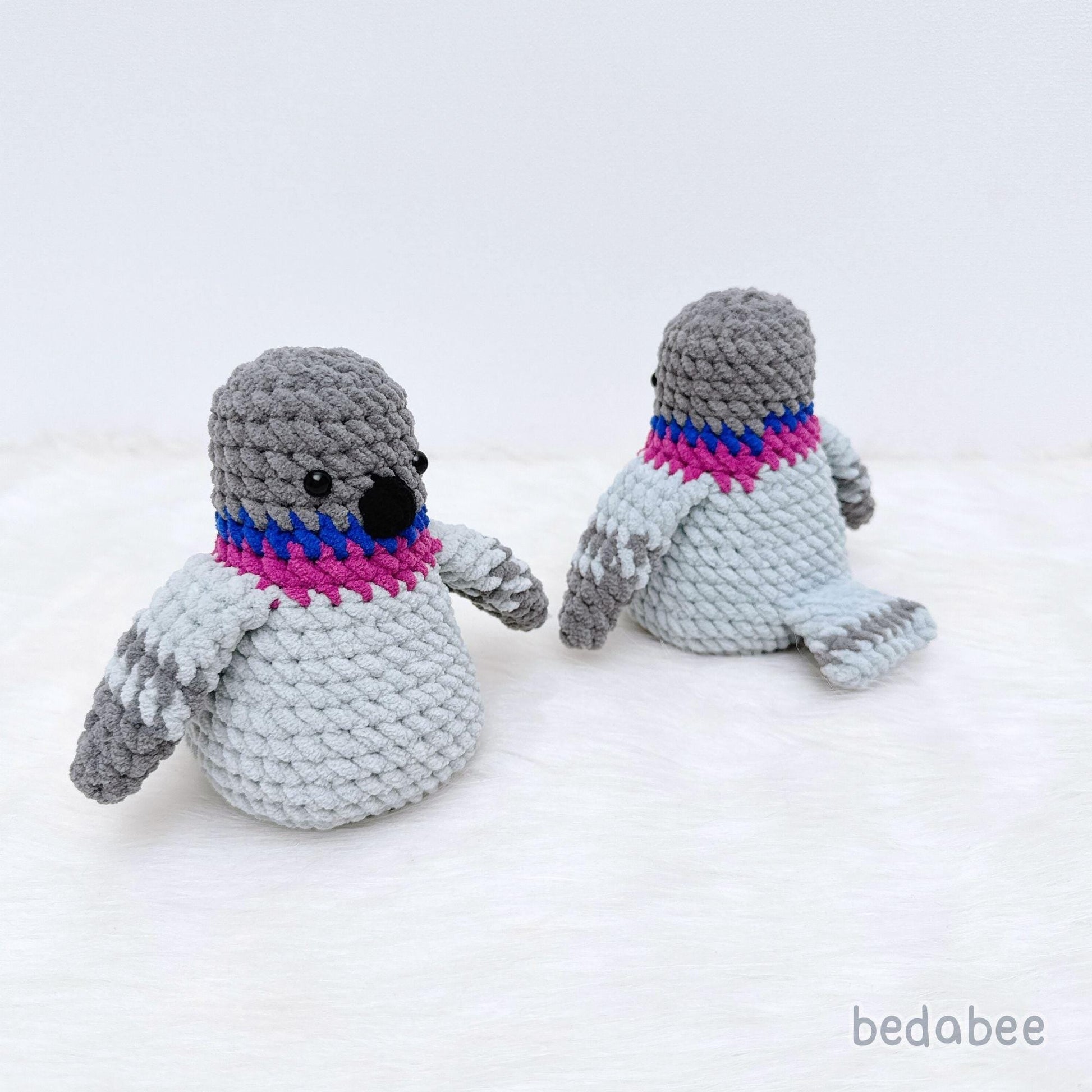 Bedabee No-Sew Pigeon Crochet Pattern Amigurumi PDF Tutorial