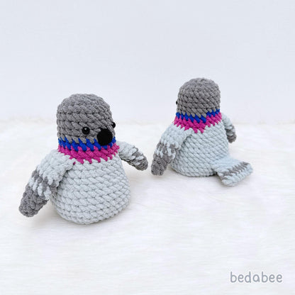 Bedabee No-Sew Pigeon Crochet Pattern Amigurumi PDF Tutorial