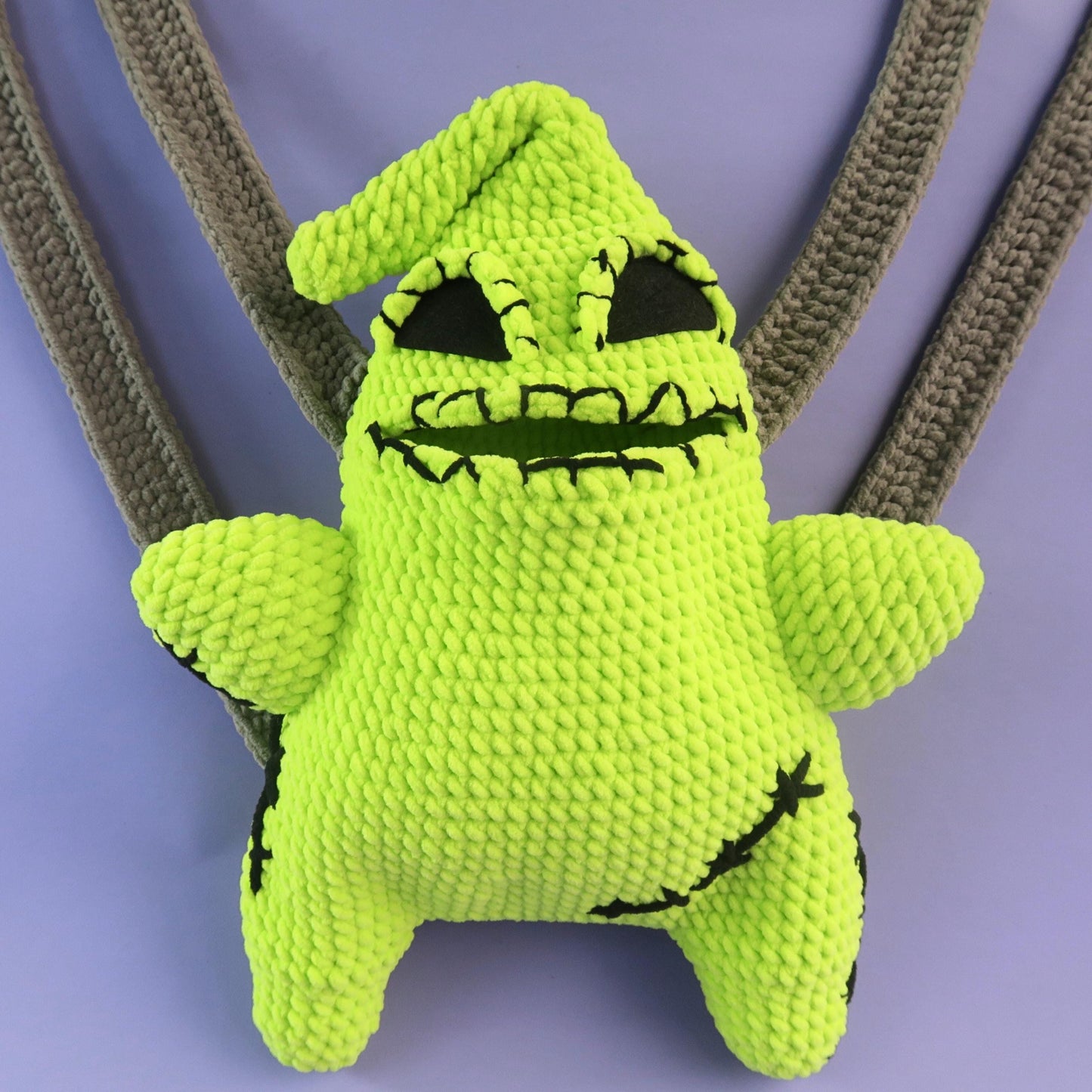 Hooktasyy 3-in-1 Halloween Candy BackPack Low Sew Crochet Pattern PDF