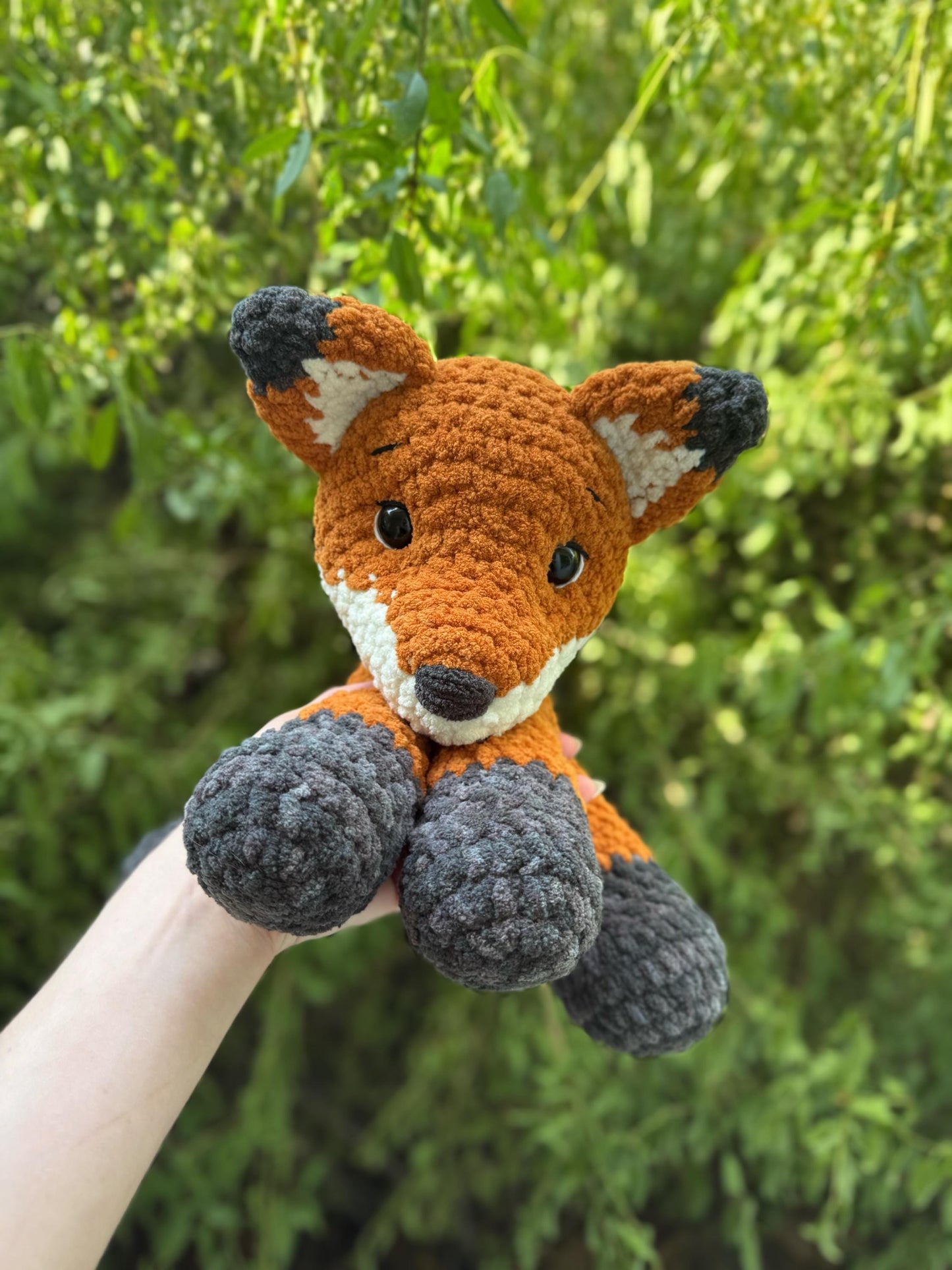 KnotsandSnugglesCo Ember the Fox Crochet Pattern PDF
