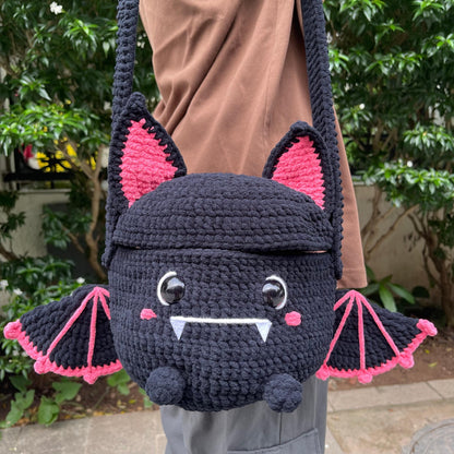 Hooktasyy 3-in-1 Halloween Candy BackPack Low Sew Crochet Pattern PDF