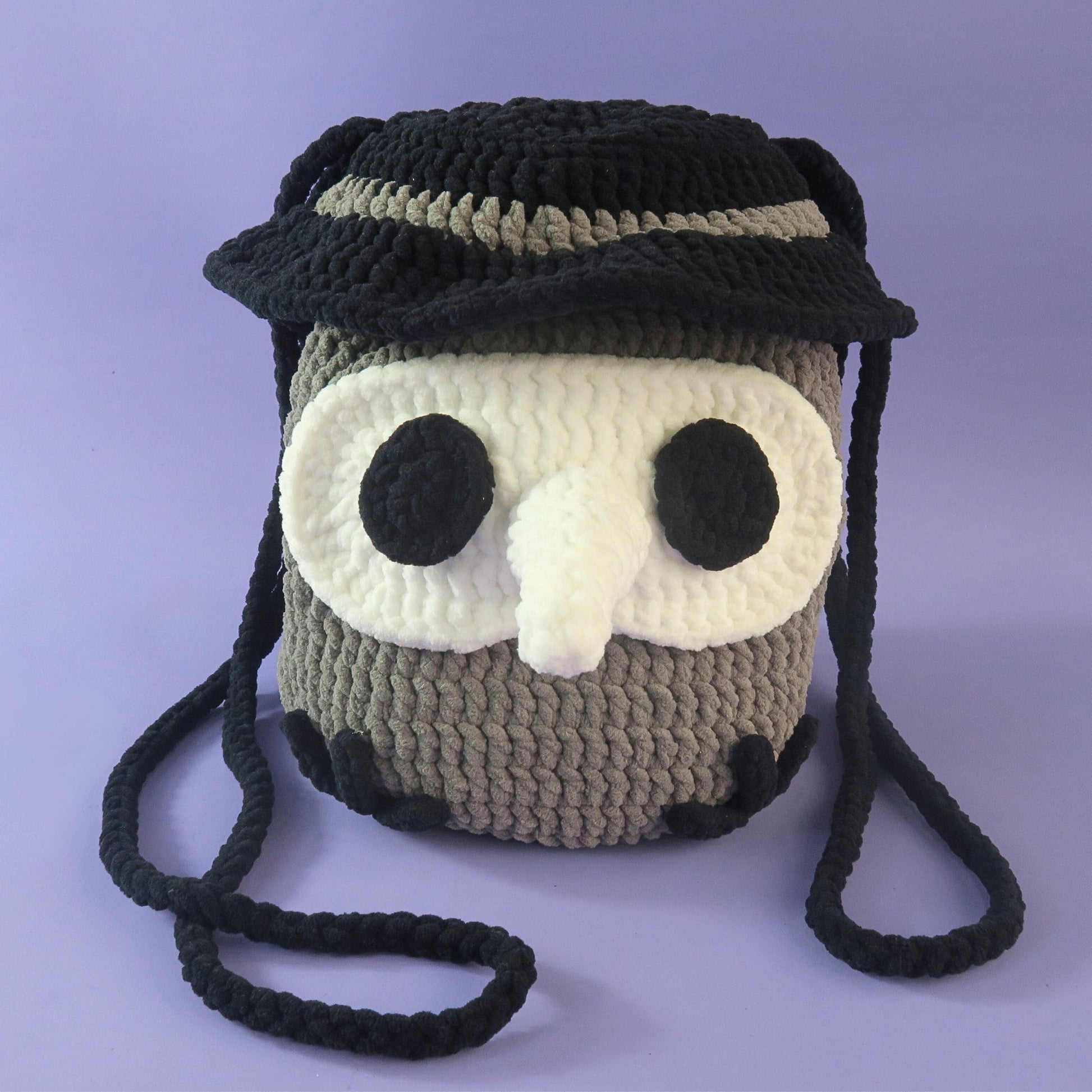 Hooktasyy 3-in-1 Halloween Candy BackPack Low Sew Crochet Pattern PDF