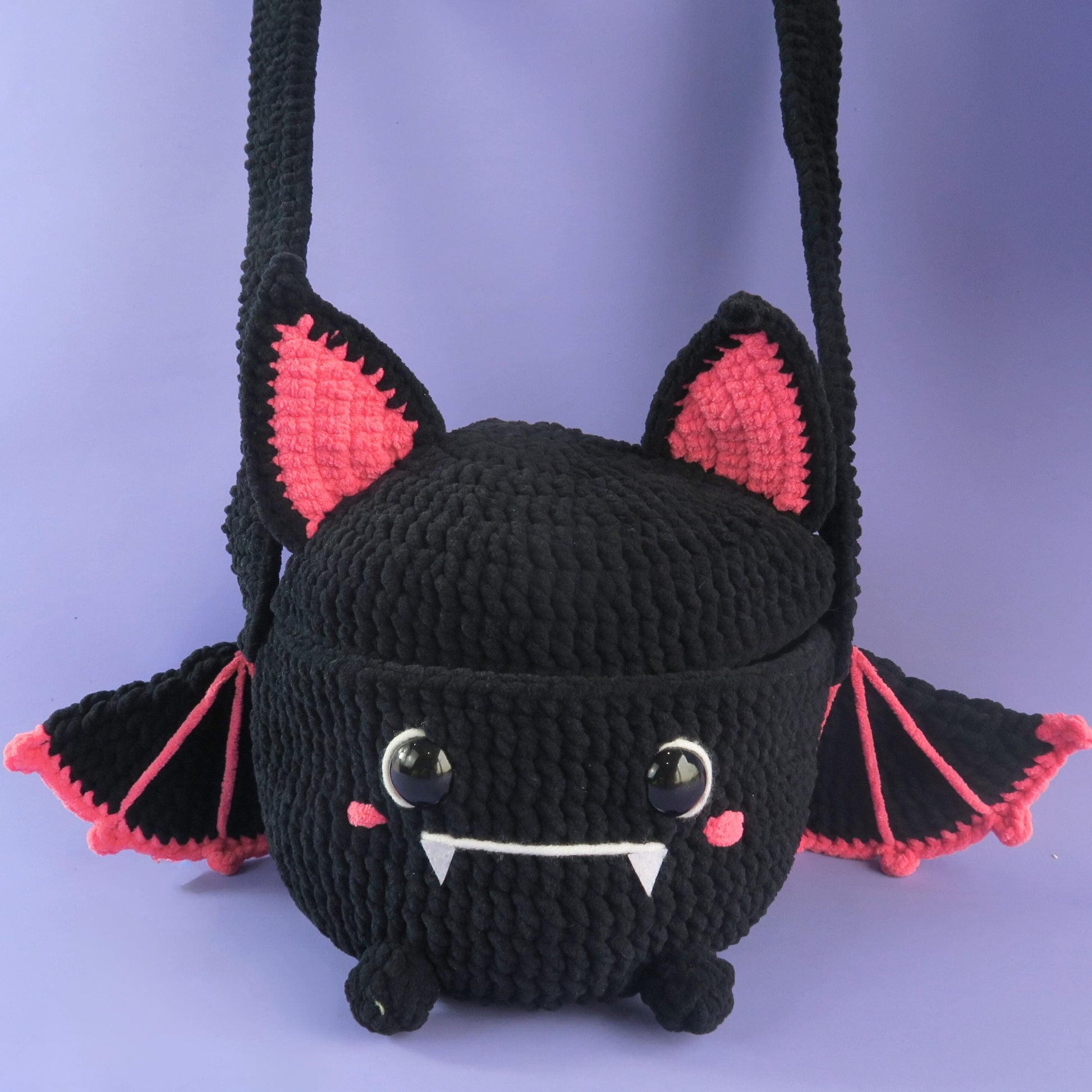 Hooktasyy 3-in-1 Halloween Candy BackPack Low Sew Crochet Pattern PDF