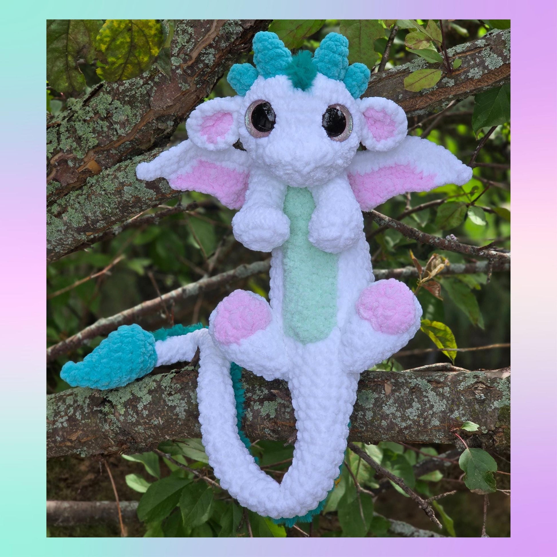 SnuggleBeansCrochet Eden the Cuddle Dragon Crochet Pattern PDF