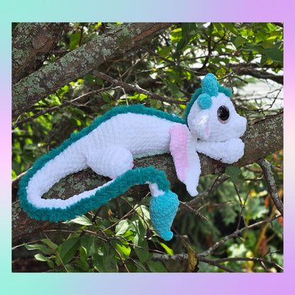 SnuggleBeansCrochet Eden the Cuddle Dragon Crochet Pattern PDF
