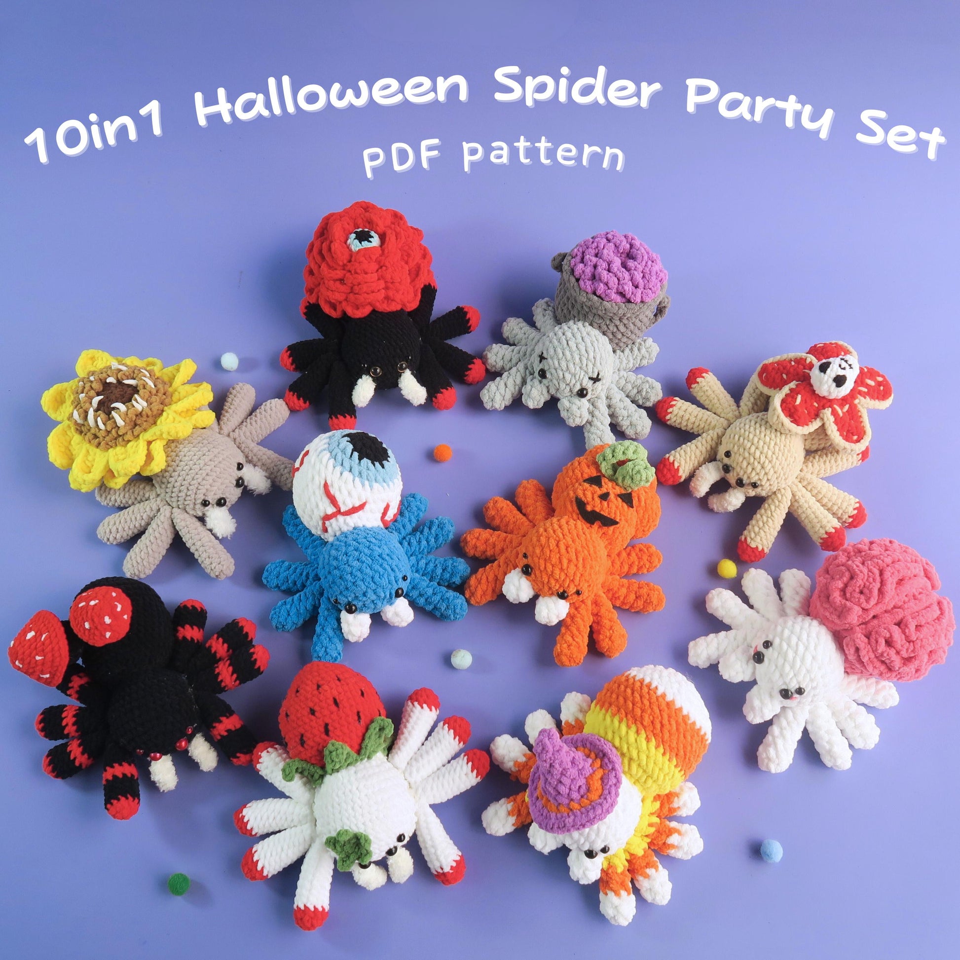 Hooktasyy 65+ Halloween Amigurumi Crochet Pattern Bundle PDF