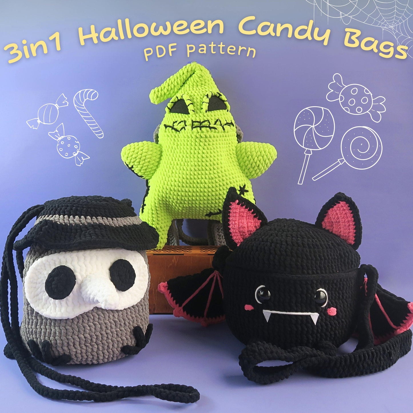 Hooktasyy 65+ Halloween Crochet Patterns Bundle PDF