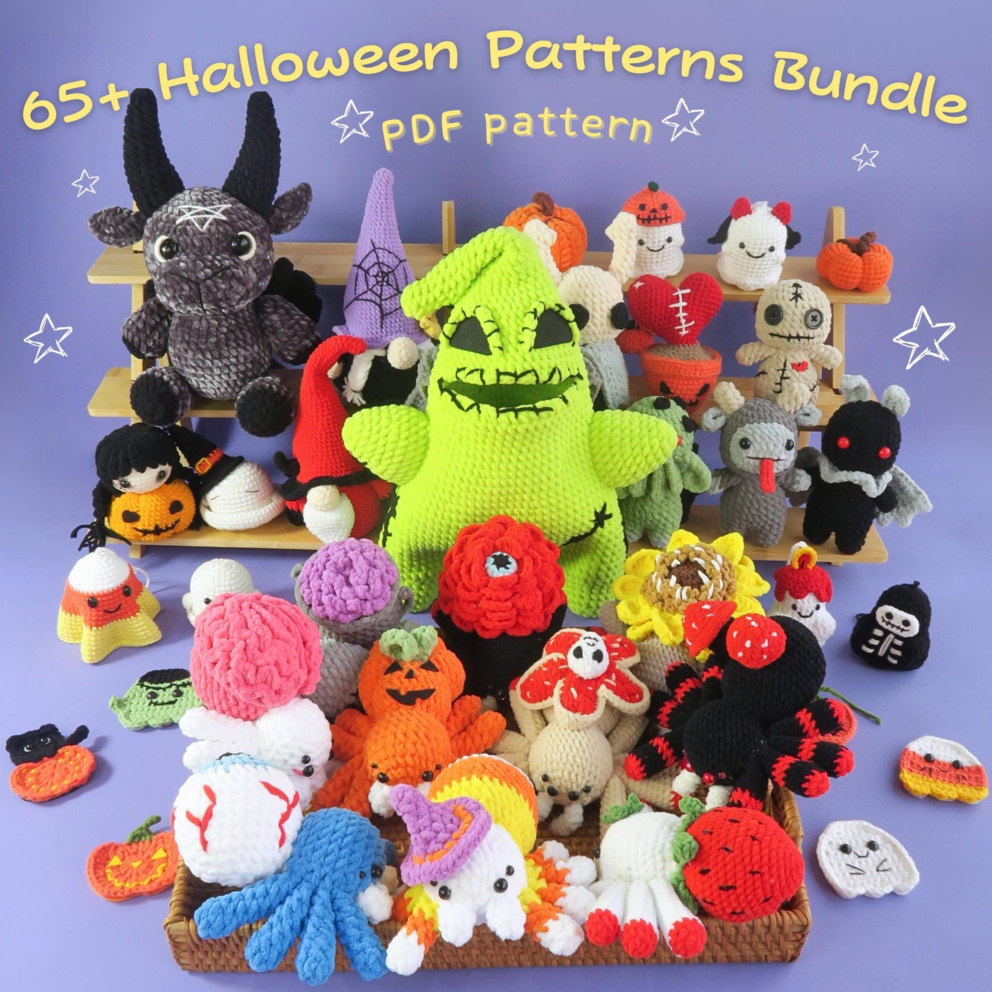 Hooktasyy 65+ Halloween Amigurumi Crochet Pattern Bundle PDF