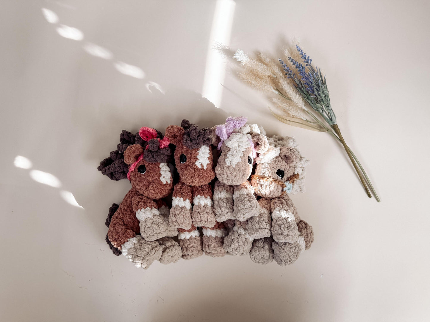 BkayCrochetCo ITTY Paylin the Pony Snuggler and Stuffie Amigurumi Crochet Pattern PDF