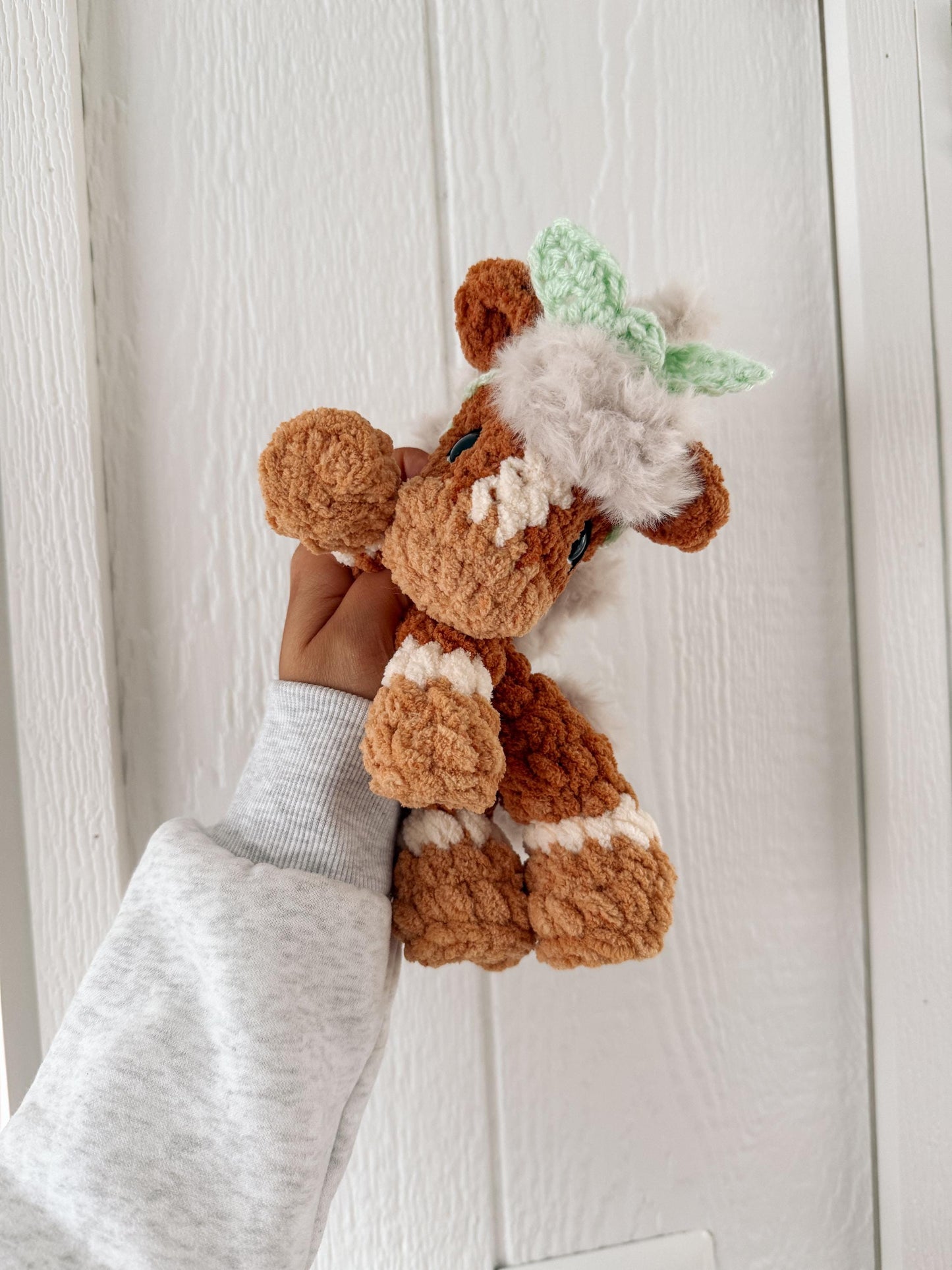 BkayCrochetCo ITTY Paylin the Pony Snuggler and Stuffie Amigurumi Crochet Pattern PDF