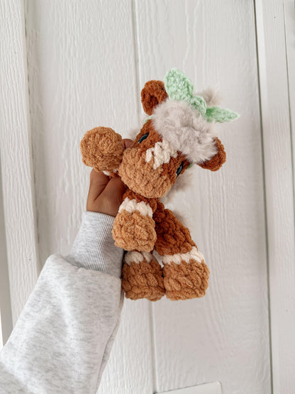 BkayCrochetCo ITTY Paylin the Pony Snuggler and Stuffie Amigurumi Crochet Pattern PDF