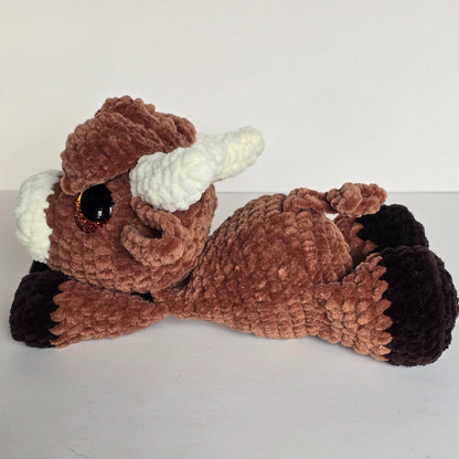 SnuggleBeansCrochet Hewie the Highland Cow Crochet Pattern Intermediate PDF