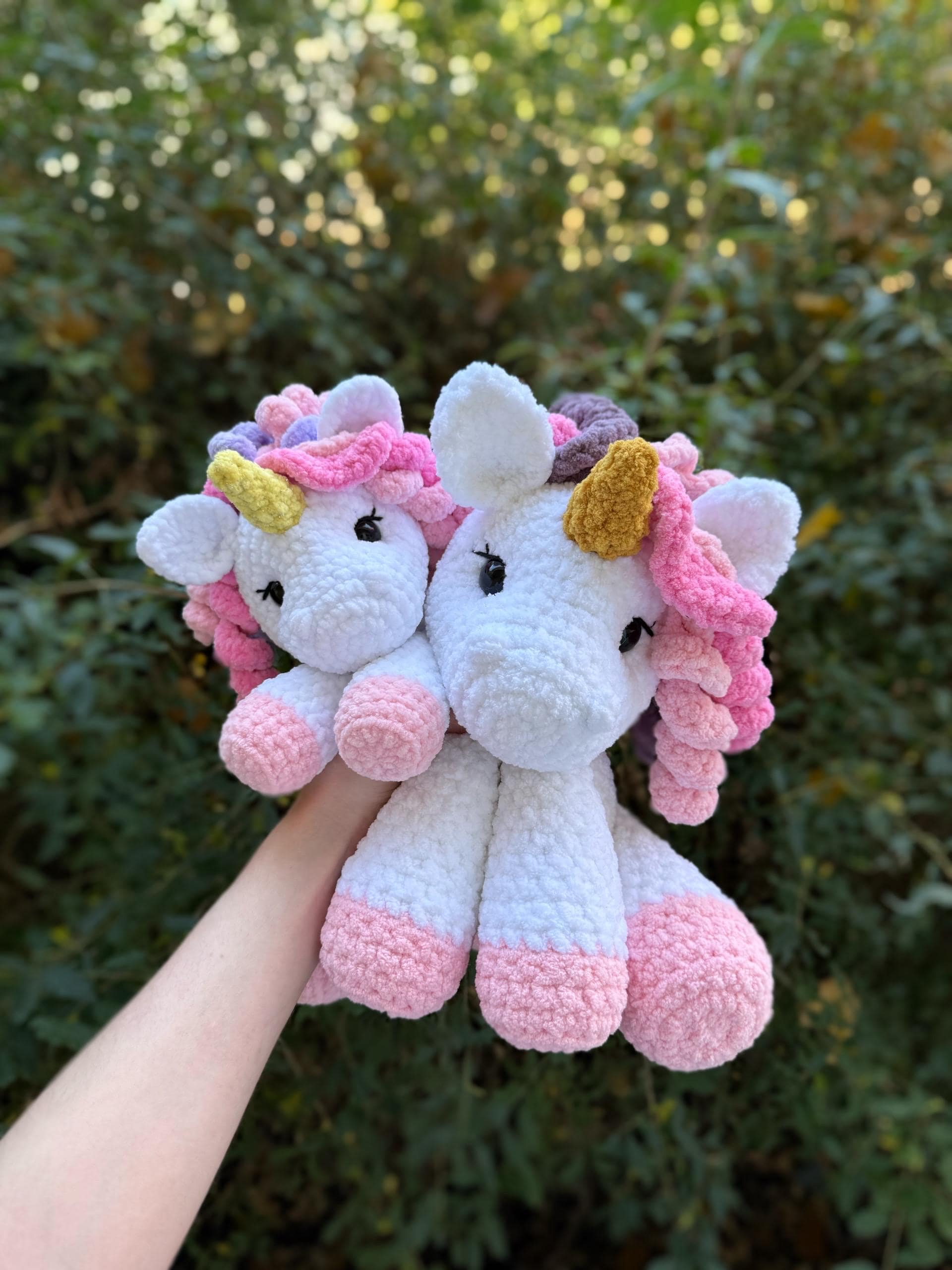 KnotsandSnugglesCo Opal the Unicorn Crochet Pattern PDF