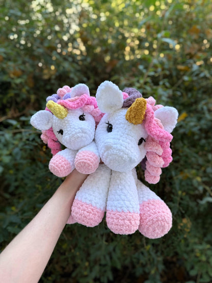 KnotsandSnugglesCo Opal the Unicorn Crochet Pattern PDF