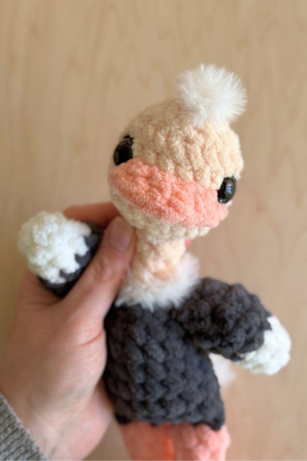 Ellie Ostrich Crochet Pattern (Fable Collection)