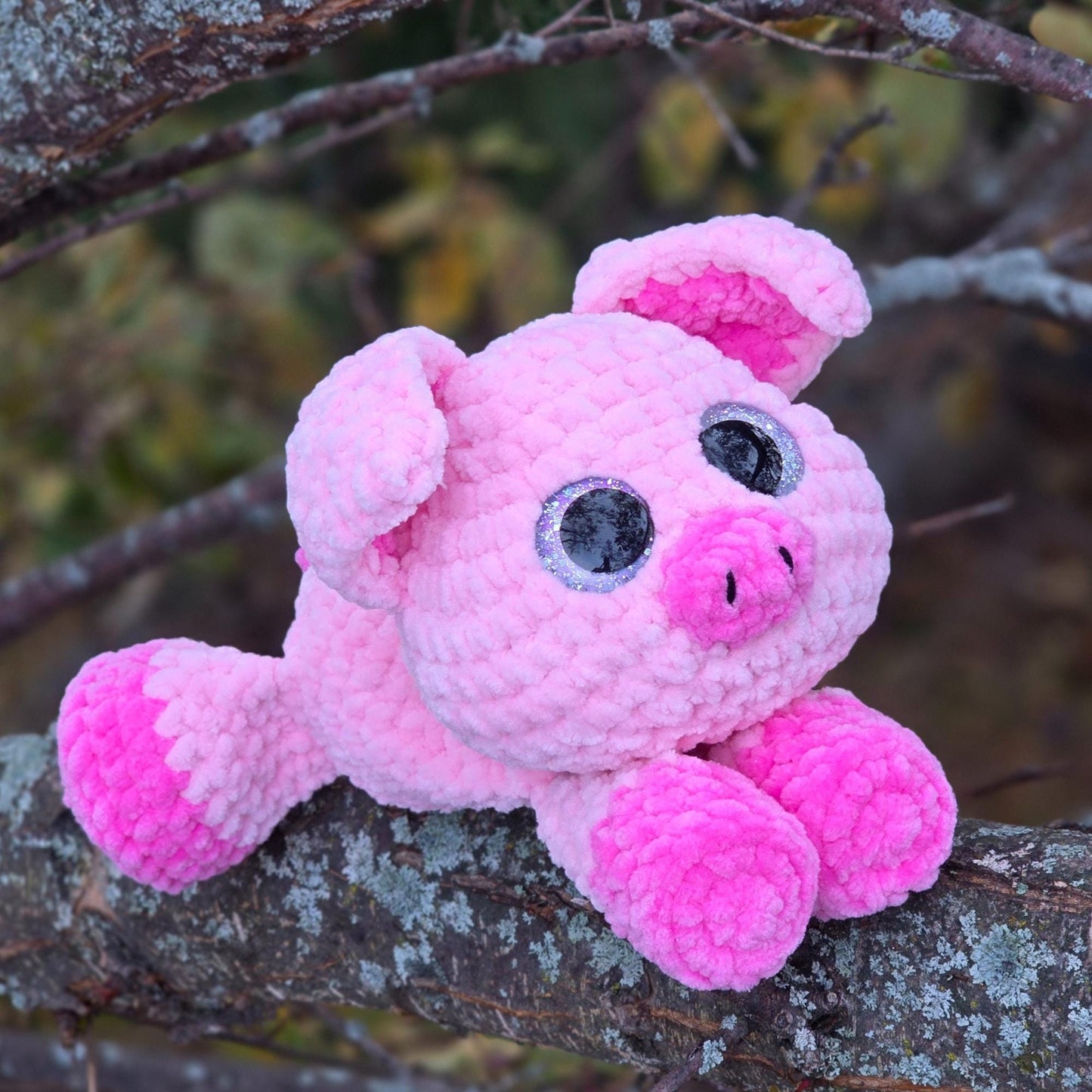 SnuggleBeansCrochet Pipsy the Pig Crochet Pattern Intermediate PDF