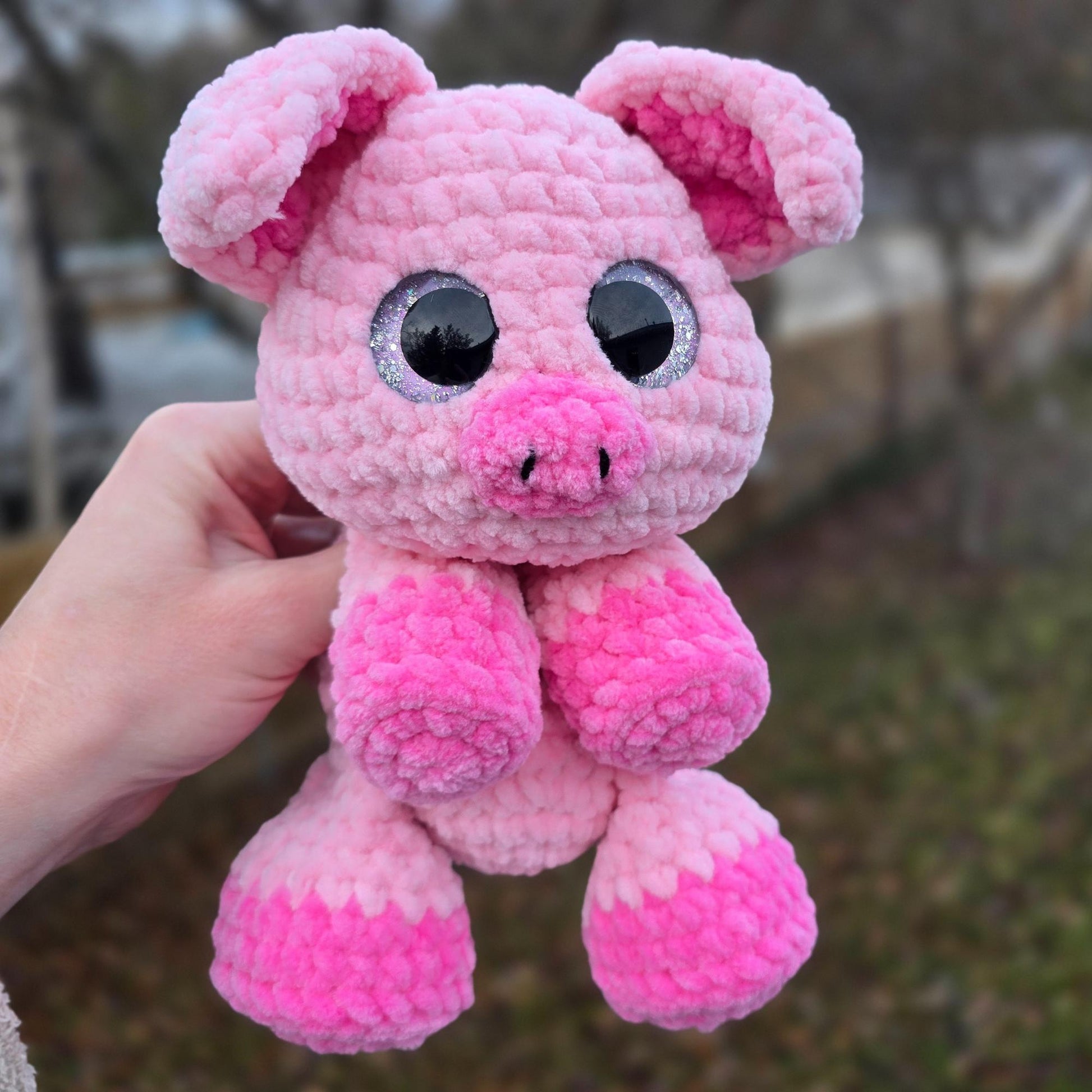 SnuggleBeansCrochet Pipsy the Pig Crochet Pattern Intermediate PDF