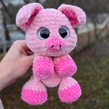 SnuggleBeansCrochet Pipsy the Pig Crochet Pattern Intermediate PDF