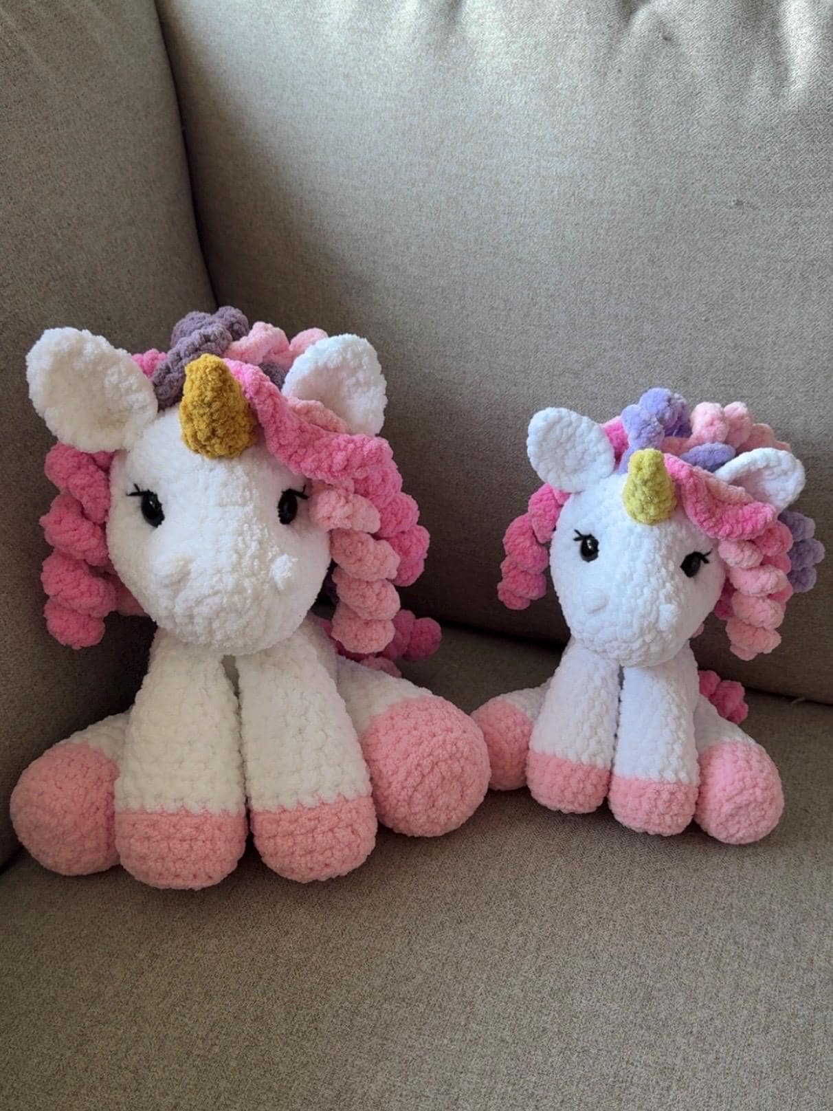 KnotsandSnugglesCo Opal the Unicorn Crochet Pattern PDF