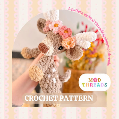 Dottie the Deer Crochet Pattern (PDF Pattern)