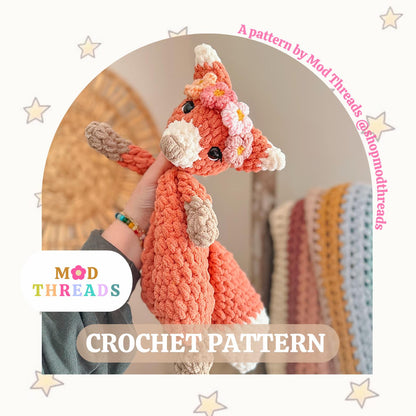 Fern the Fox Crochet Pattern: Low Sew Amigurumi (PDF Pattern)