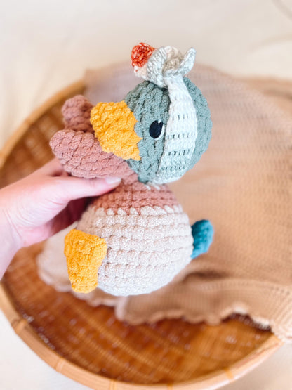 Della Duck Crochet Pattern: Amigurumi Snuggler (PDF Pattern)