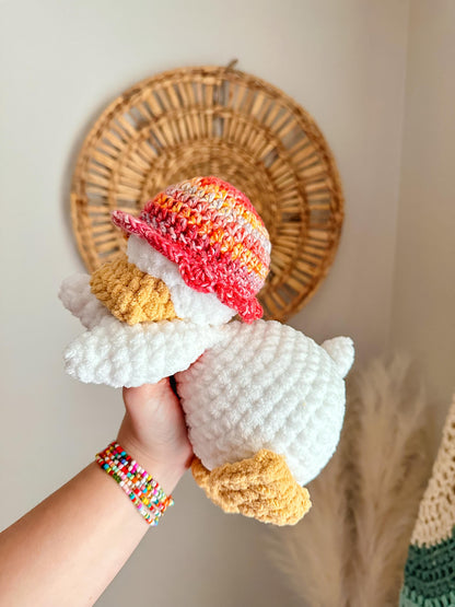 Della Duck Crochet Pattern: Amigurumi Snuggler (PDF Pattern)