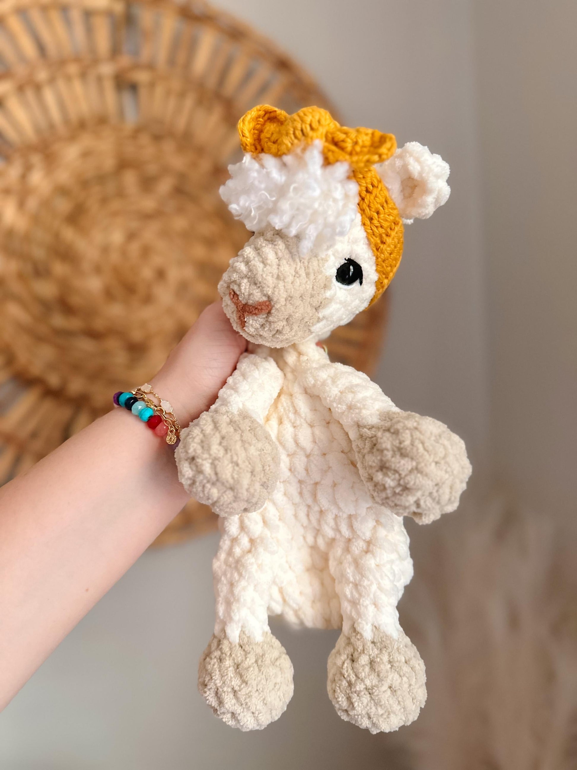 Baby Alpaca Crochet Pattern: Low Sew Llama Amigurumi (PDF Pattern)