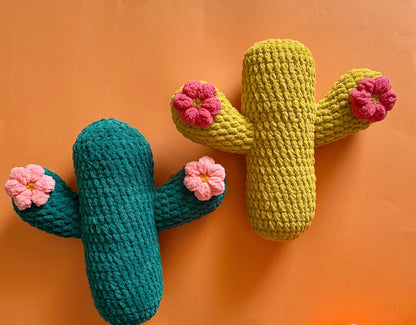 Cactus Pillow Crochet Pattern (PDF Pattern)