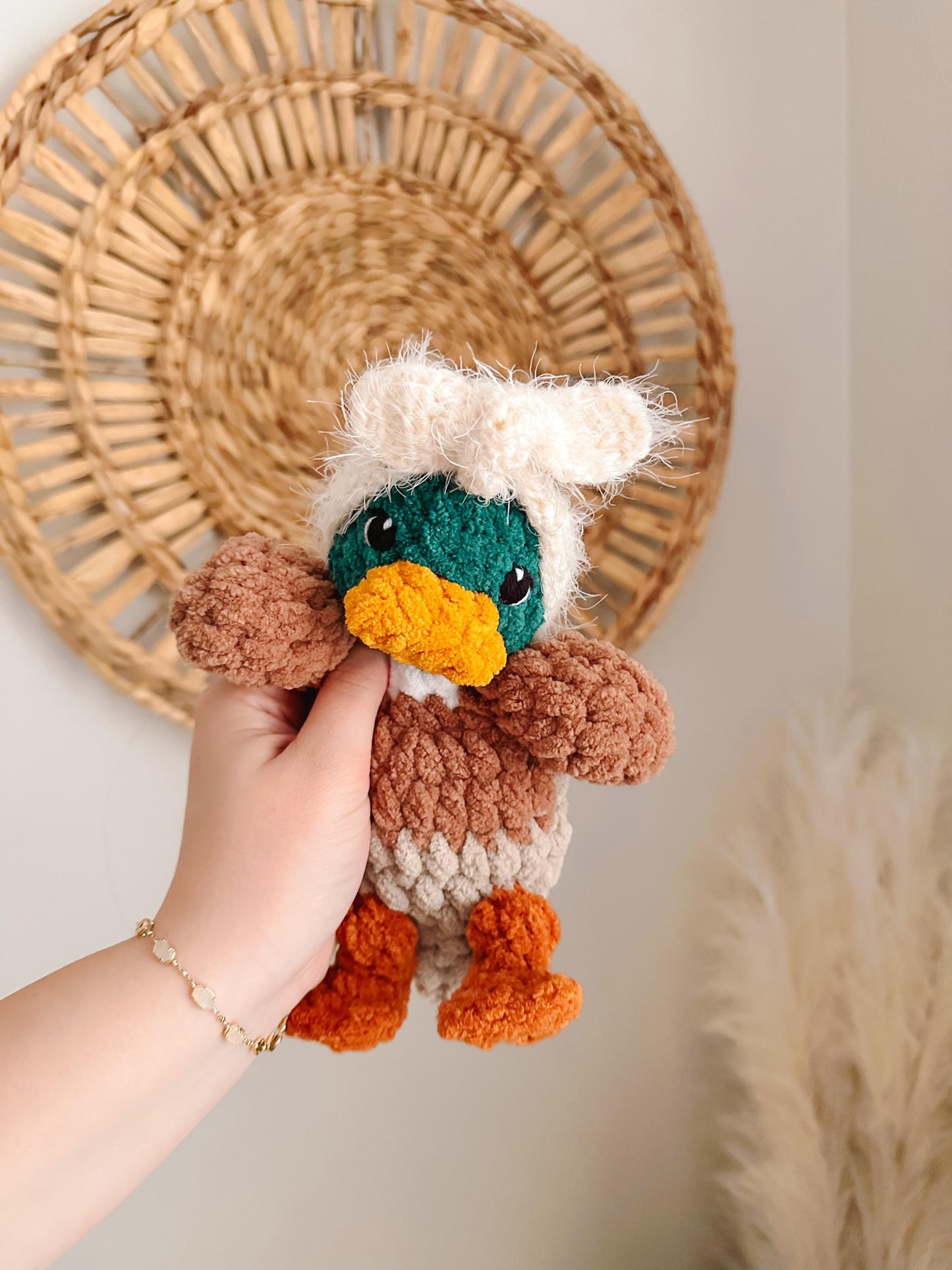 Baby Della Duck Lovey Crochet Pattern (Fable Collection)
