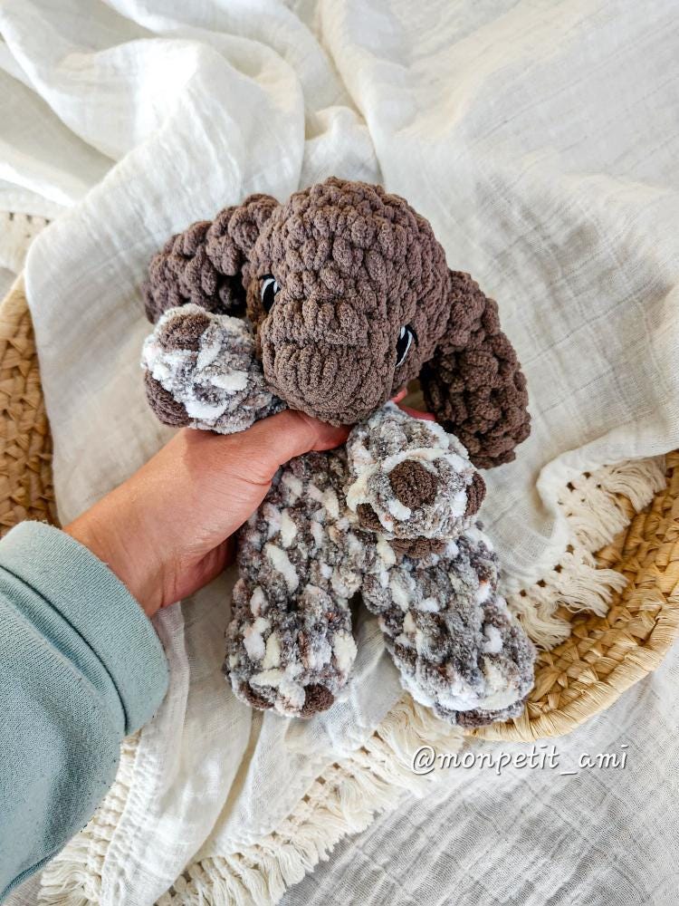 BkayCrochetCo ITTY Paw the Puppy STUFFIE Amigurumi Crochet Pattern PDF