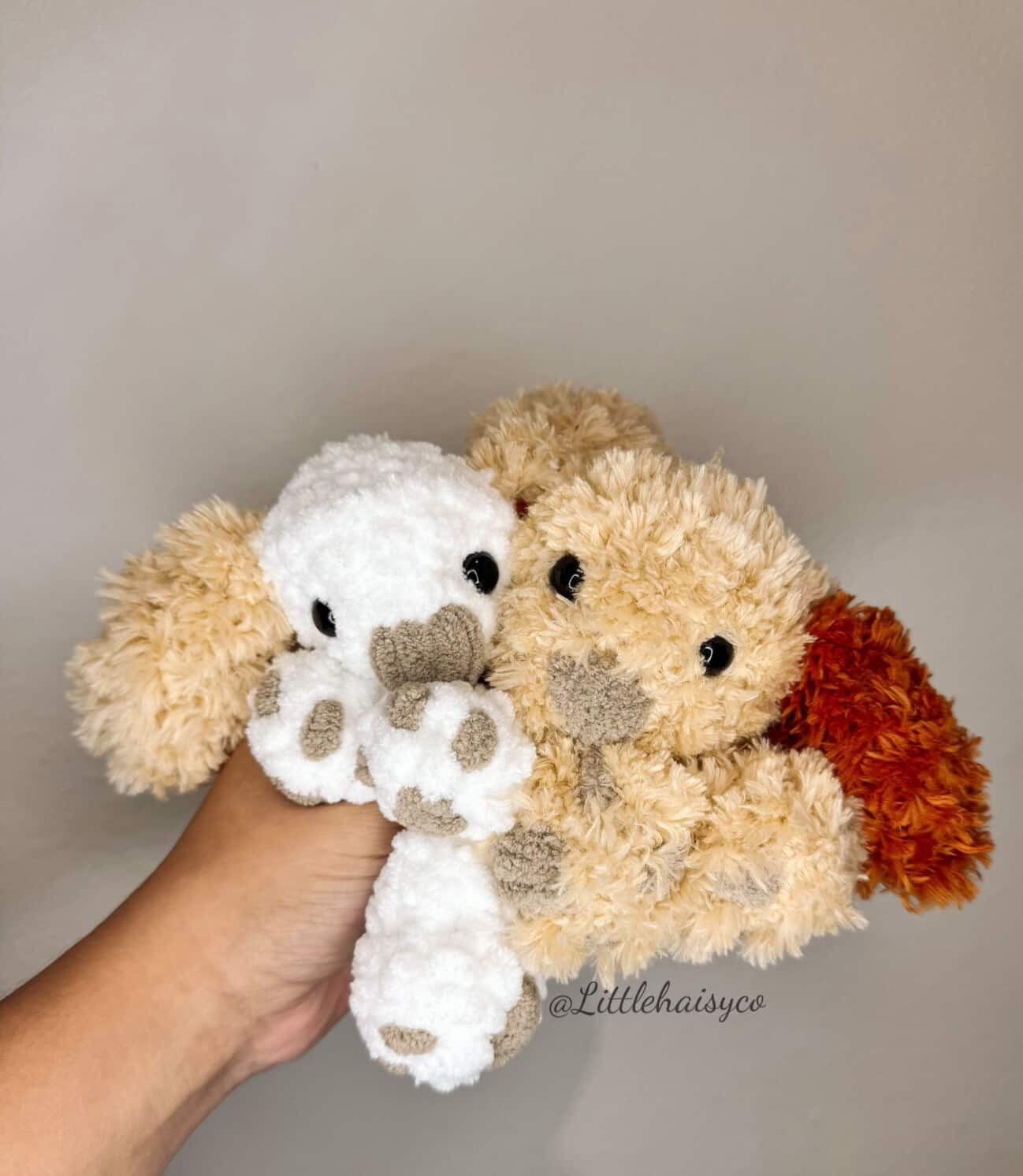 BkayCrochetCo ITTY Paw the Puppy STUFFIE Amigurumi Crochet Pattern PDF