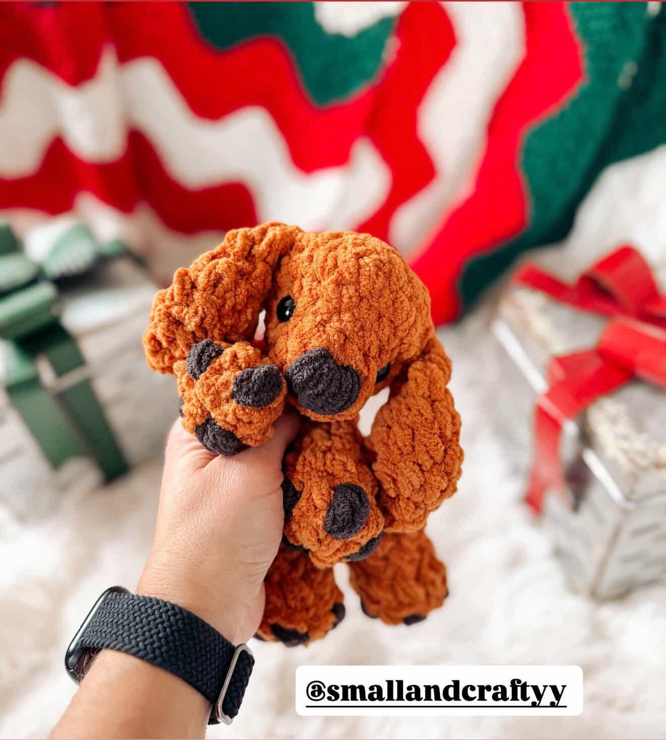 BkayCrochetCo ITTY Paw the Puppy STUFFIE Amigurumi Crochet Pattern PDF