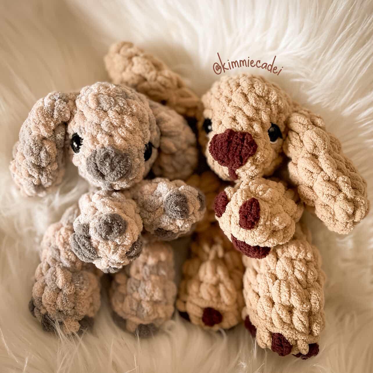 BkayCrochetCo ITTY Paw the Puppy STUFFIE Amigurumi Crochet Pattern PDF