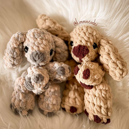 BkayCrochetCo ITTY Paw the Puppy STUFFIE Amigurumi Crochet Pattern PDF