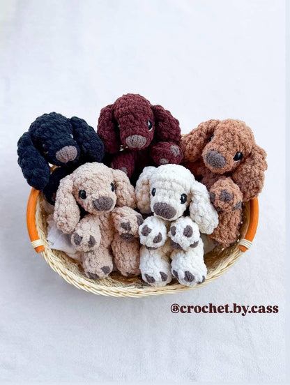 BkayCrochetCo ITTY Paw the Puppy STUFFIE Amigurumi Crochet Pattern PDF