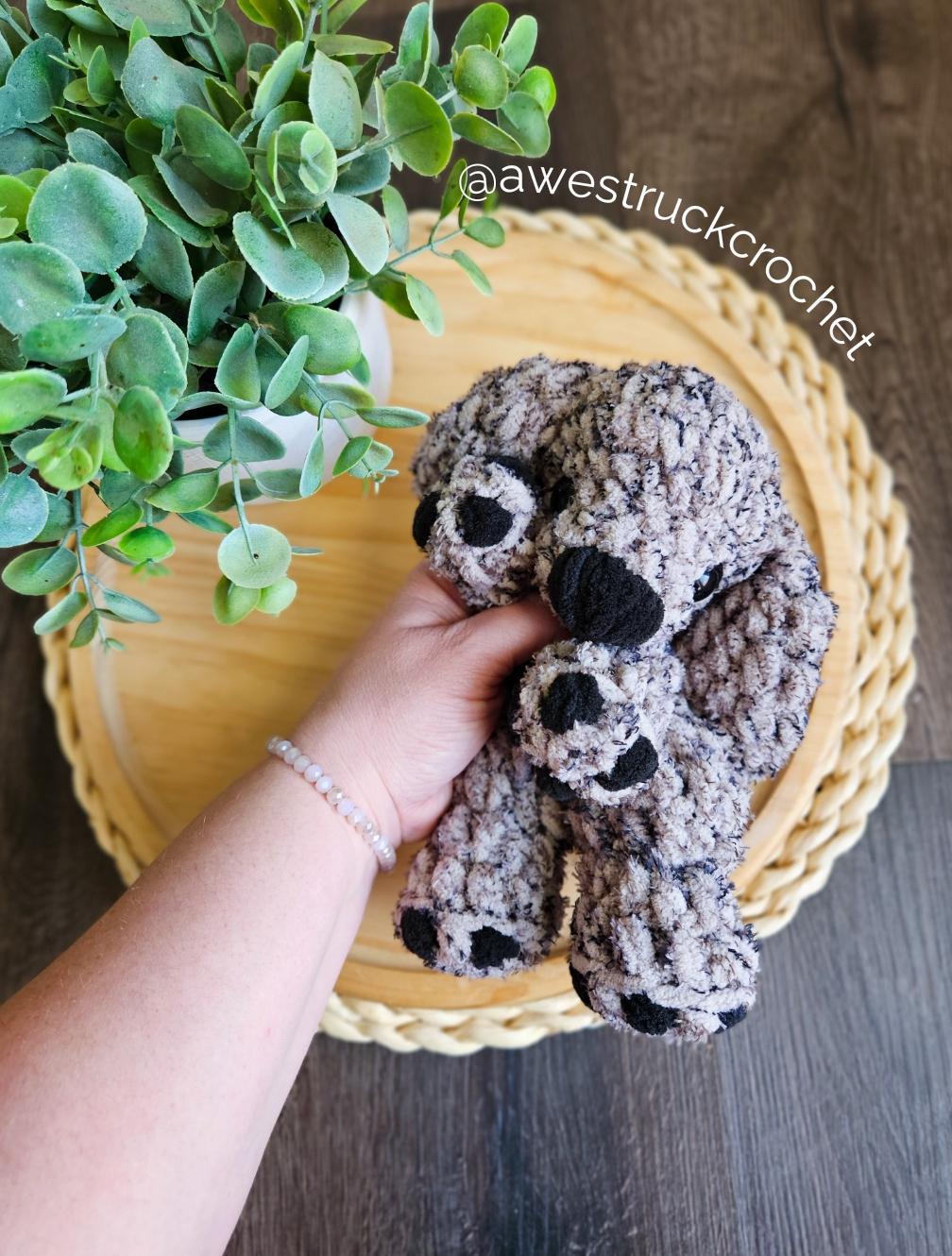 BkayCrochetCo ITTY Paw the Puppy STUFFIE Amigurumi Crochet Pattern PDF