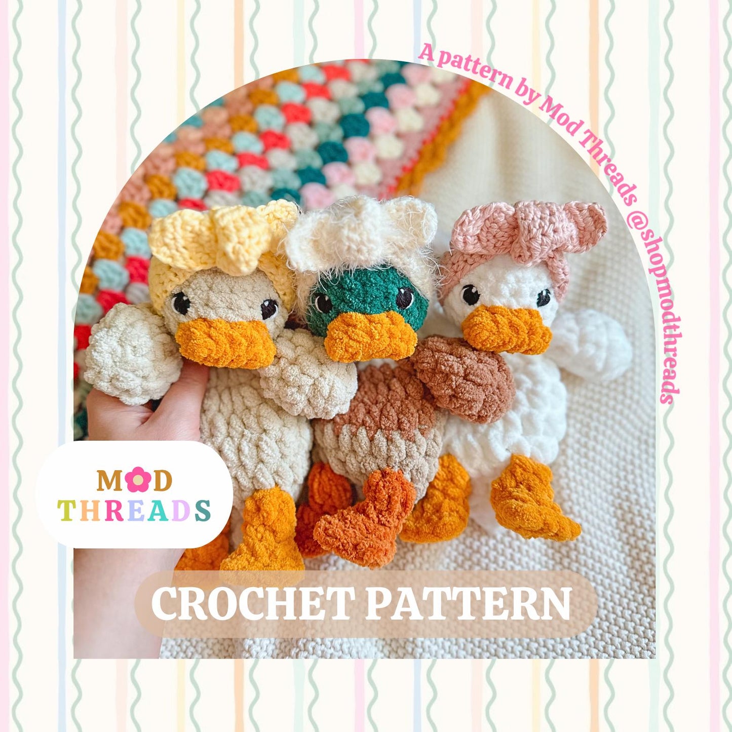 Baby Della Duck Lovey Crochet Pattern (Fable Collection)