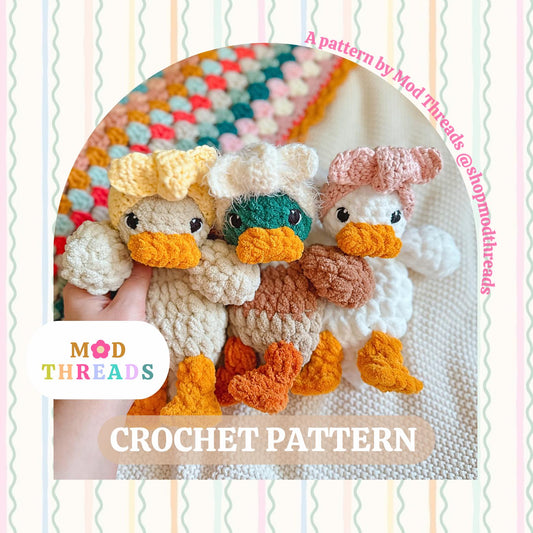 Baby Della Duck Lovey Crochet Pattern (Fable Collection)