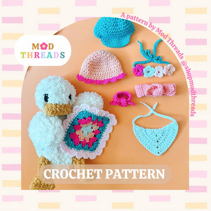 Accessory Bundle Crochet Pattern (PDF Pattern)
