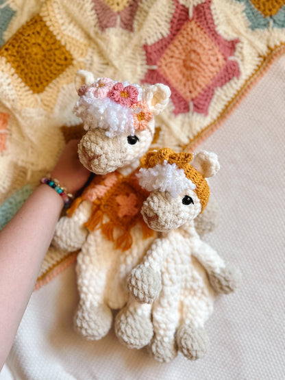 Baby Alpaca Crochet Pattern: Low Sew Llama Amigurumi (PDF Pattern)
